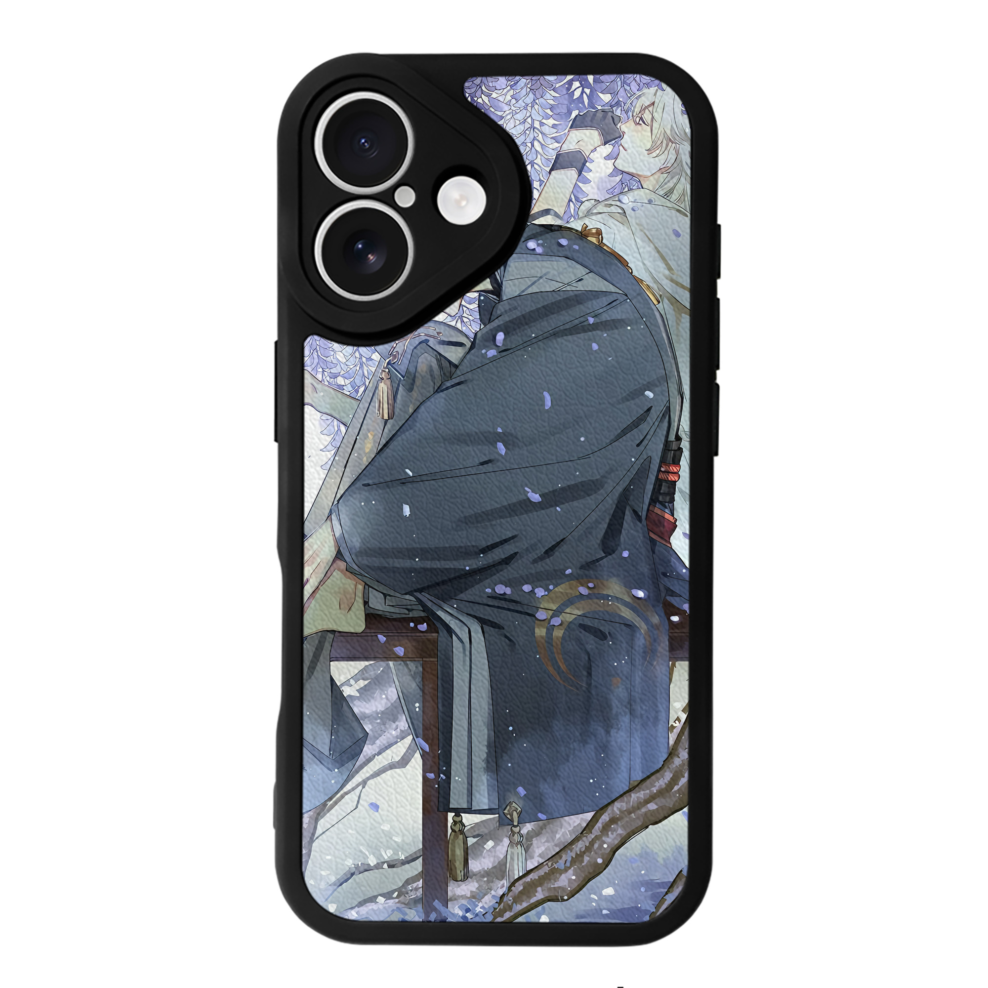 （画像用） 刀剣乱舞 Touken Ranbu 【iPhone 16シリーズ対応】シリコンスマホケース（レザー調） 材質：シリコン
